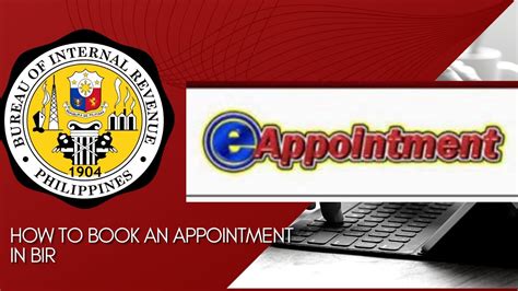 https//www.bir.gov.ph/eappointment